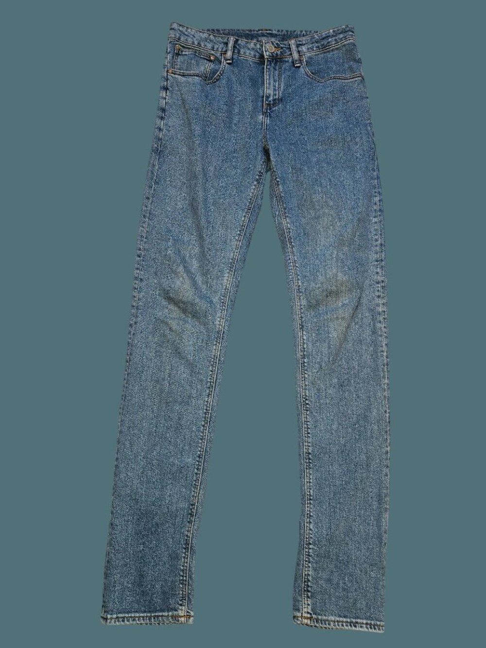Asos Denim Mid Rise Skinny Leg Stretch Men Jeans Size XX-Long W30 x L38